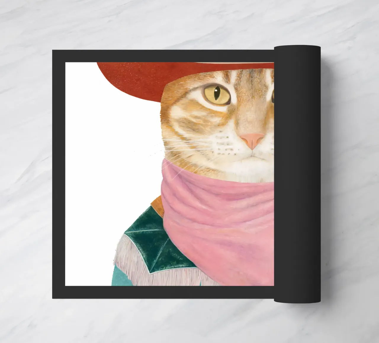 Ginger Cowboy Cat zerbino da Animal Crew
