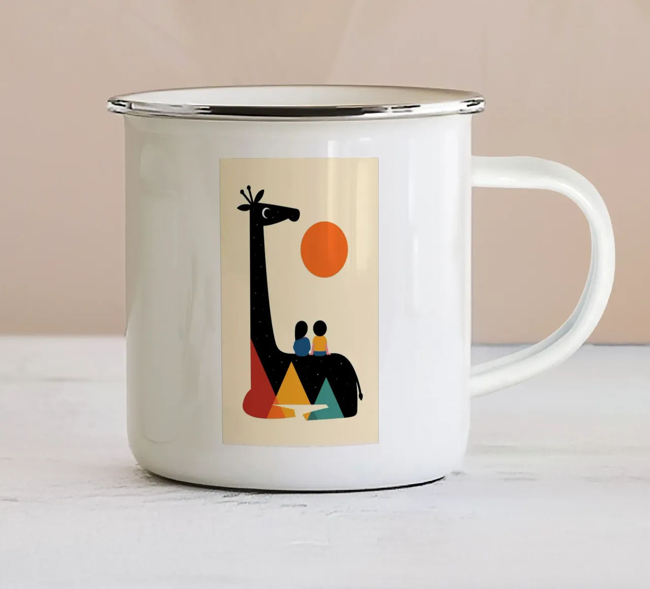 I ricordi tazza in smalto da Andy Westface