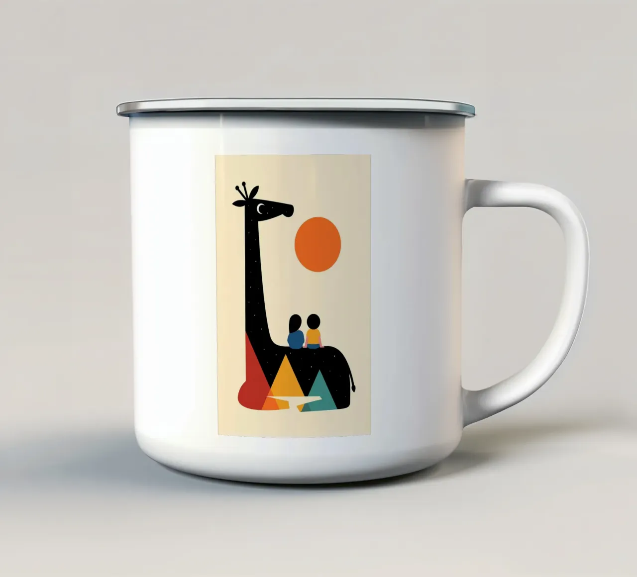 I ricordi tazza in smalto da Andy Westface