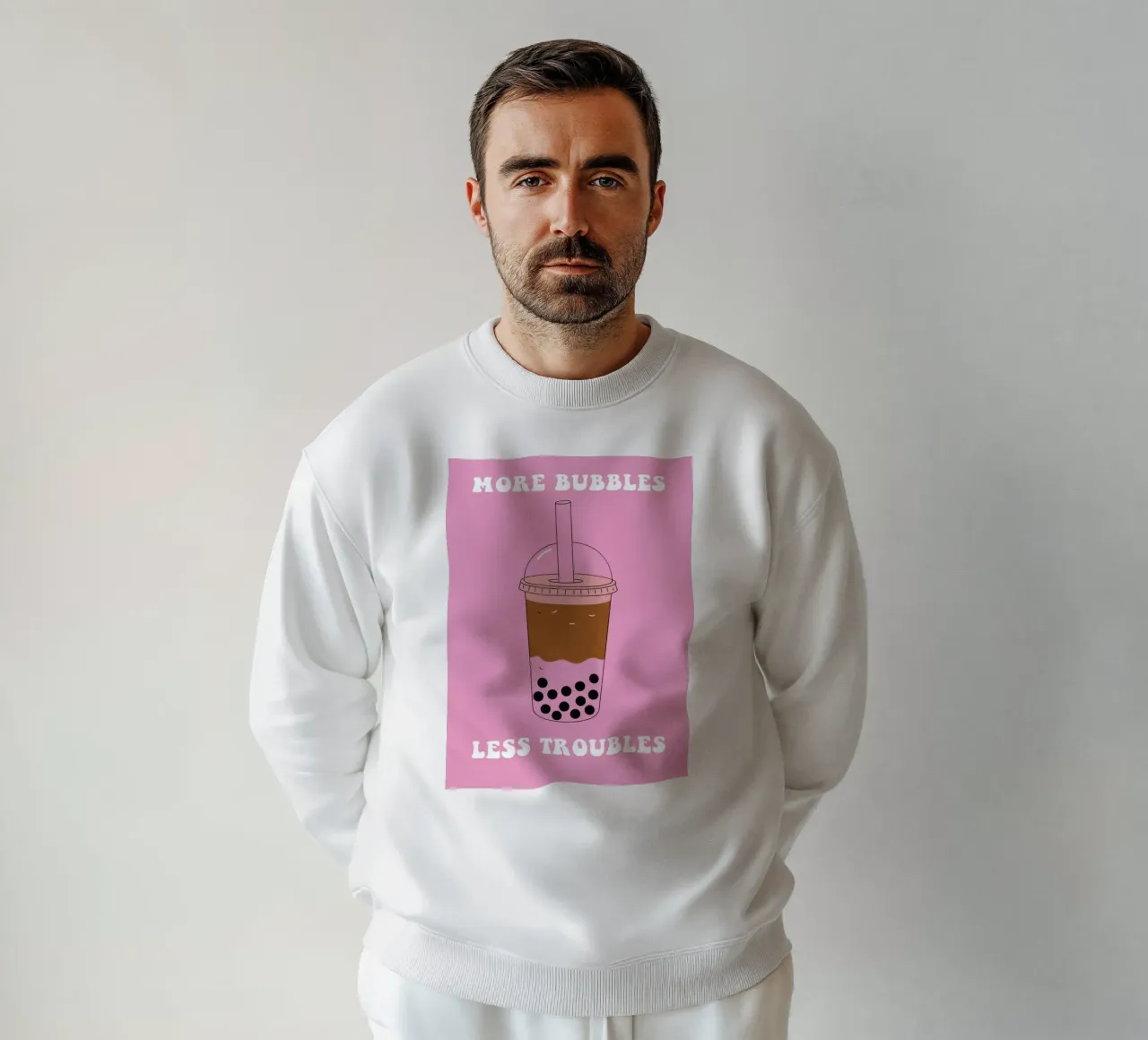 More Bubbles Less Troubles felpa da Attaboy Dsgn