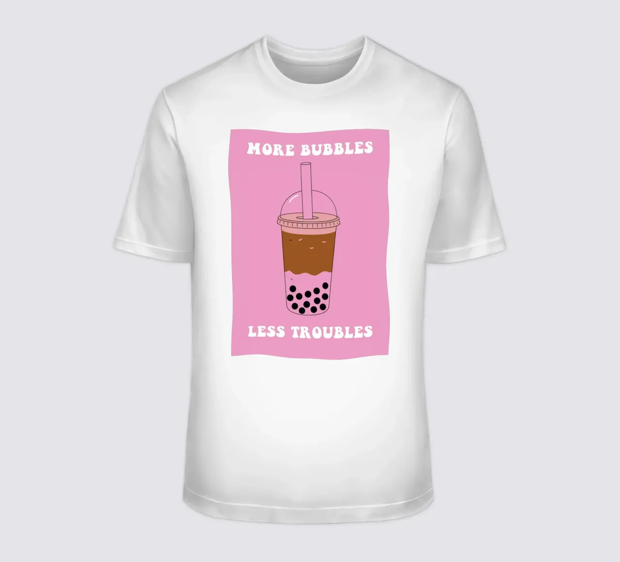 More Bubbles Less Troubles t-shirt da Attaboy Dsgn