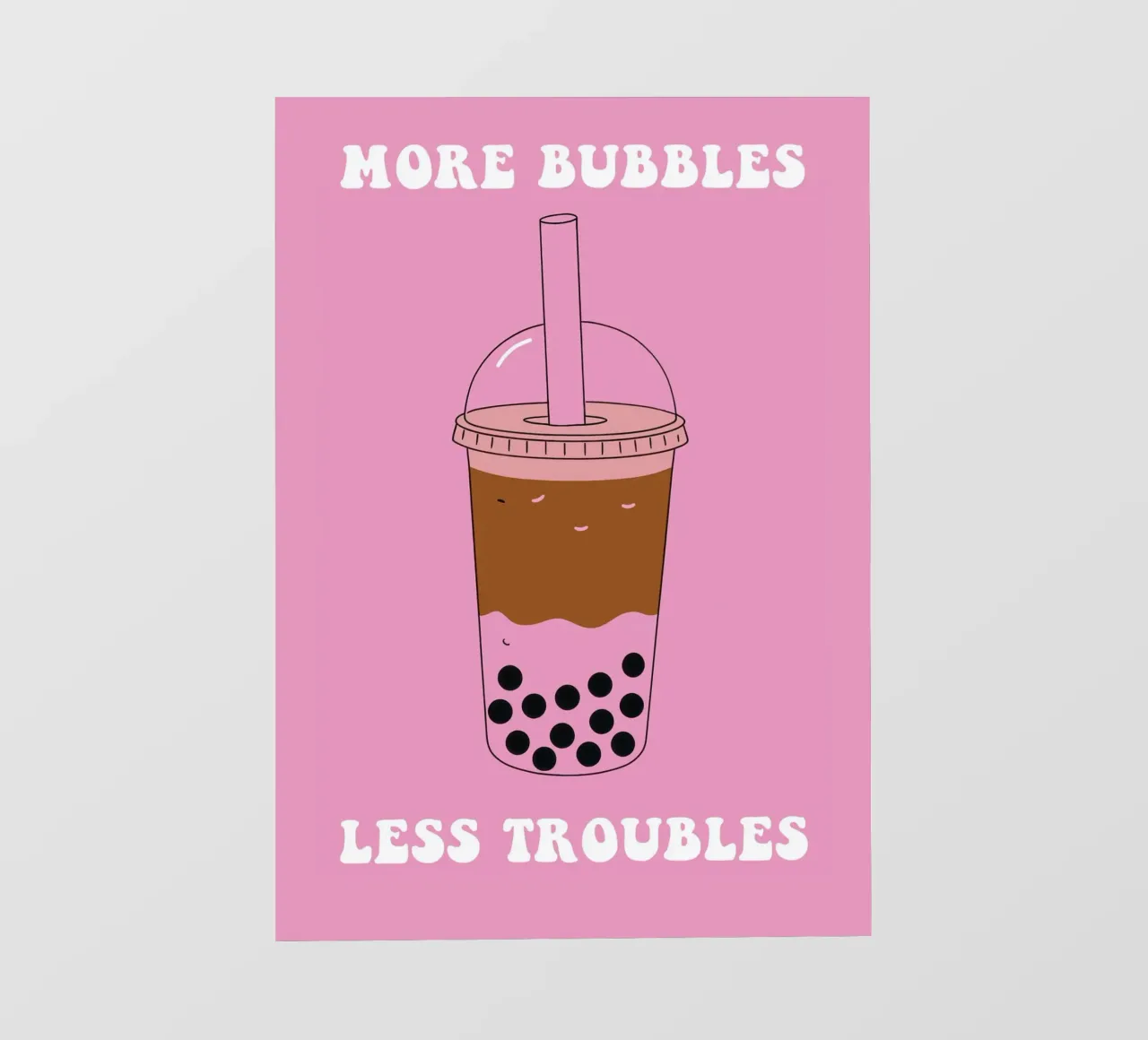 More Bubbles Less Troubles pellicola backlit da Attaboy Dsgn