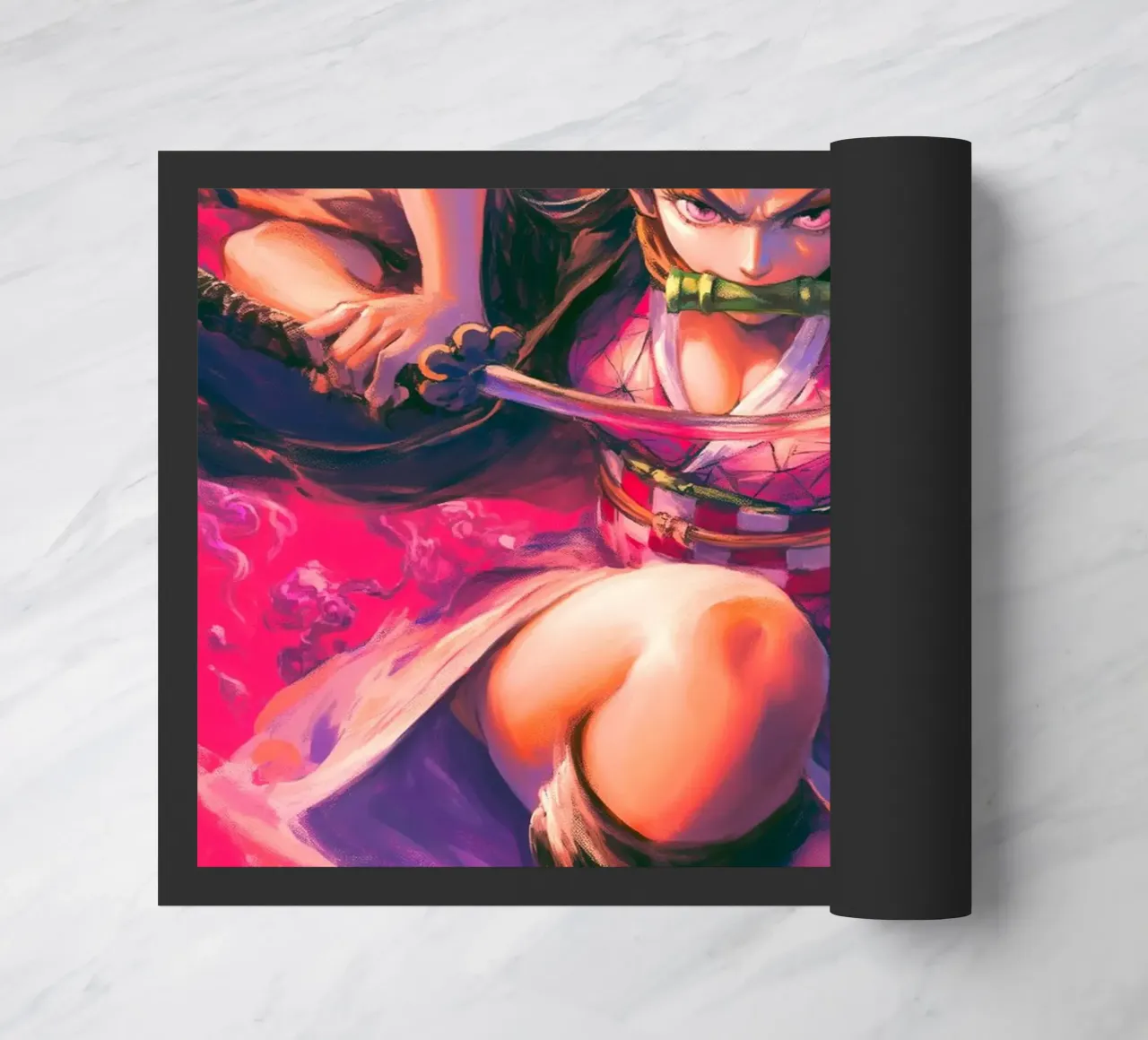 Ammazzademoni Kimetsu no Yaiba Nezuko zerbino da Fleur de Lys