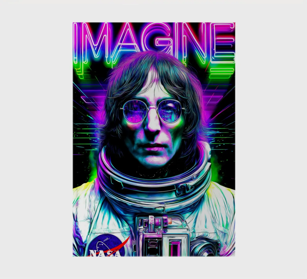 John Lennon The Beatles Imagine notebook by Fleur de Lys