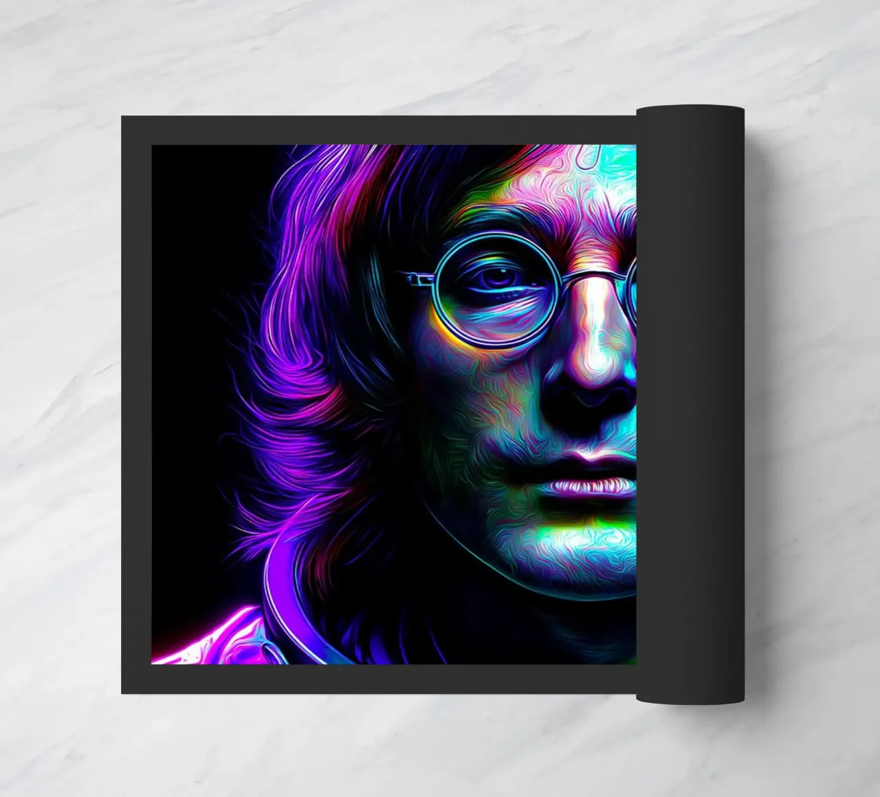 John Lennon The Beatles Imagine doormat by Fleur de Lys