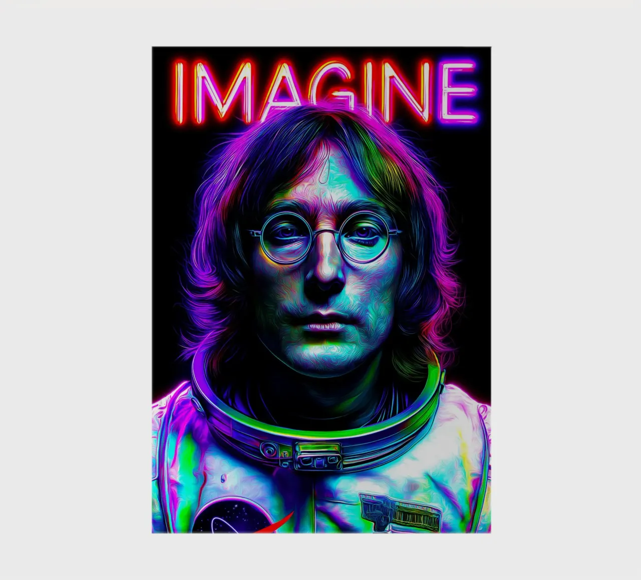John Lennon The Beatles Imagine notebook by Fleur de Lys