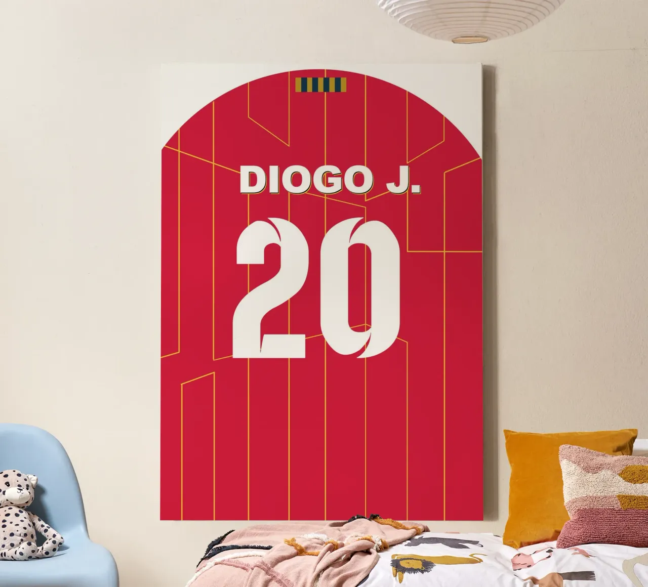 Diogo J tela con Cornice a cassetta da NextPixel
