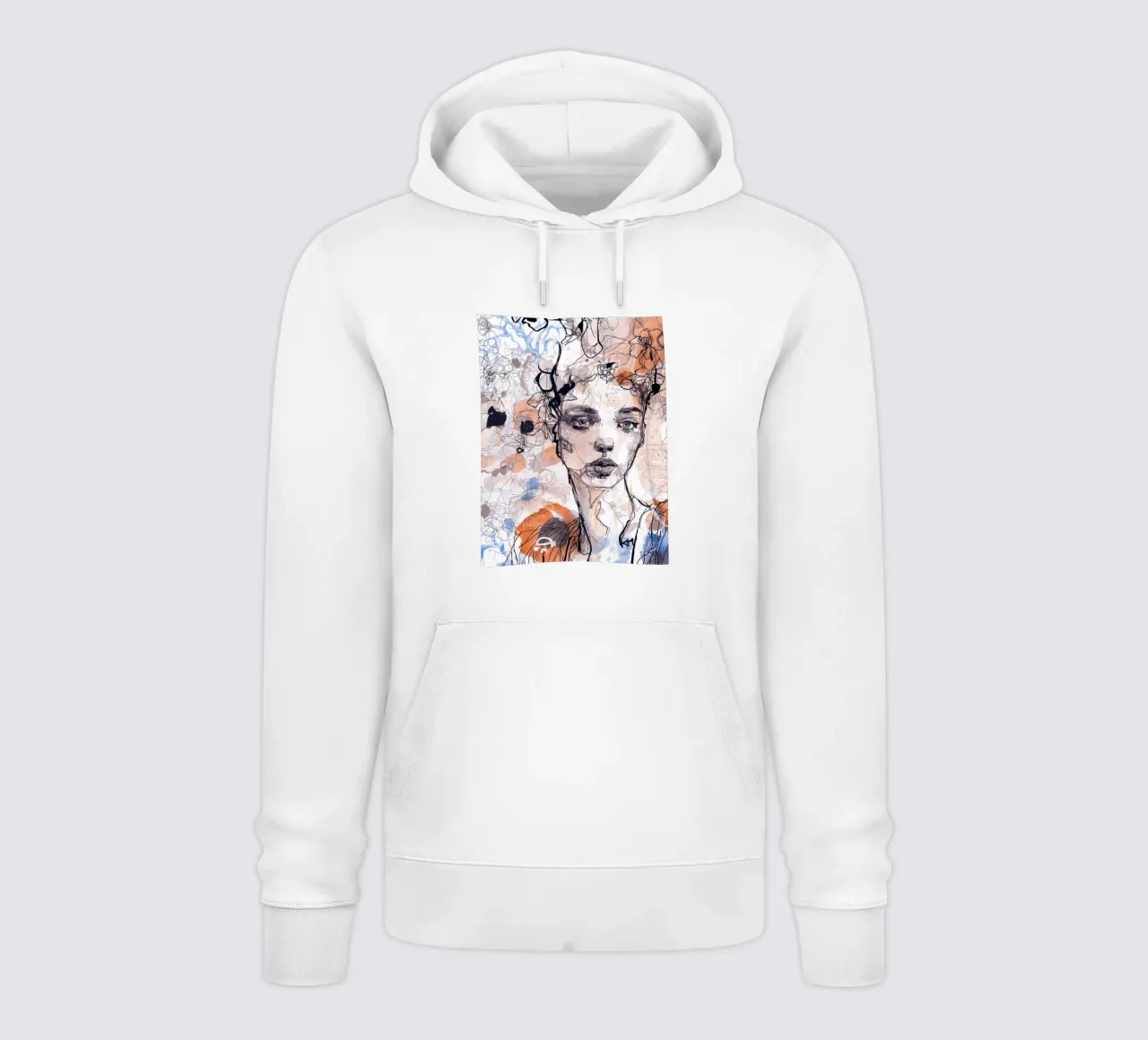 something I wait felpa con cappuccio da Giulio Iurissevich