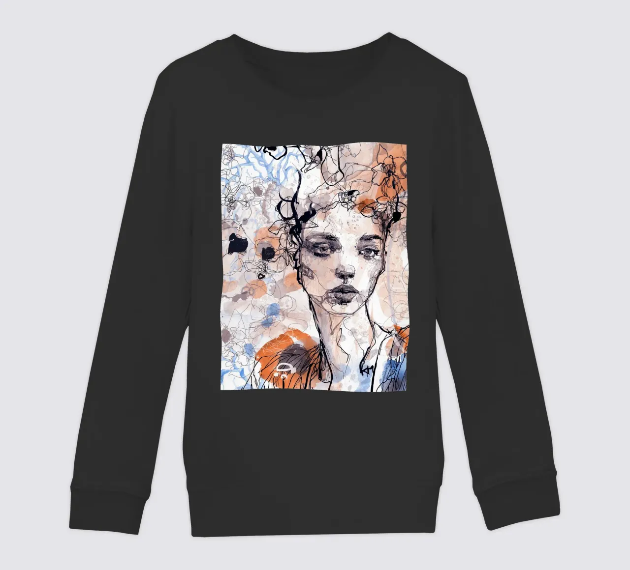 something I wait felpa bambino da Giulio Iurissevich