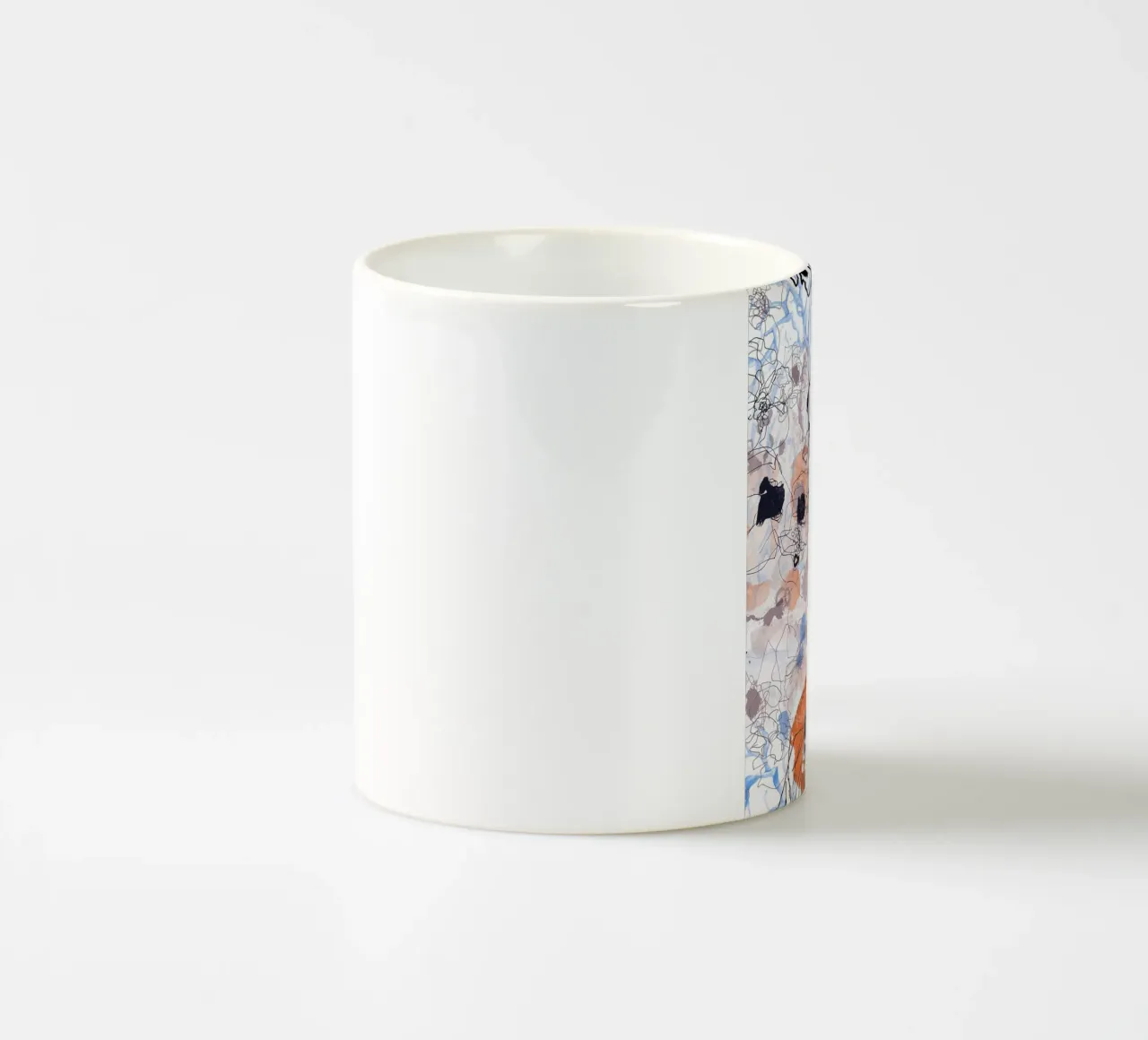something I wait tazza in ceramica da Giulio Iurissevich