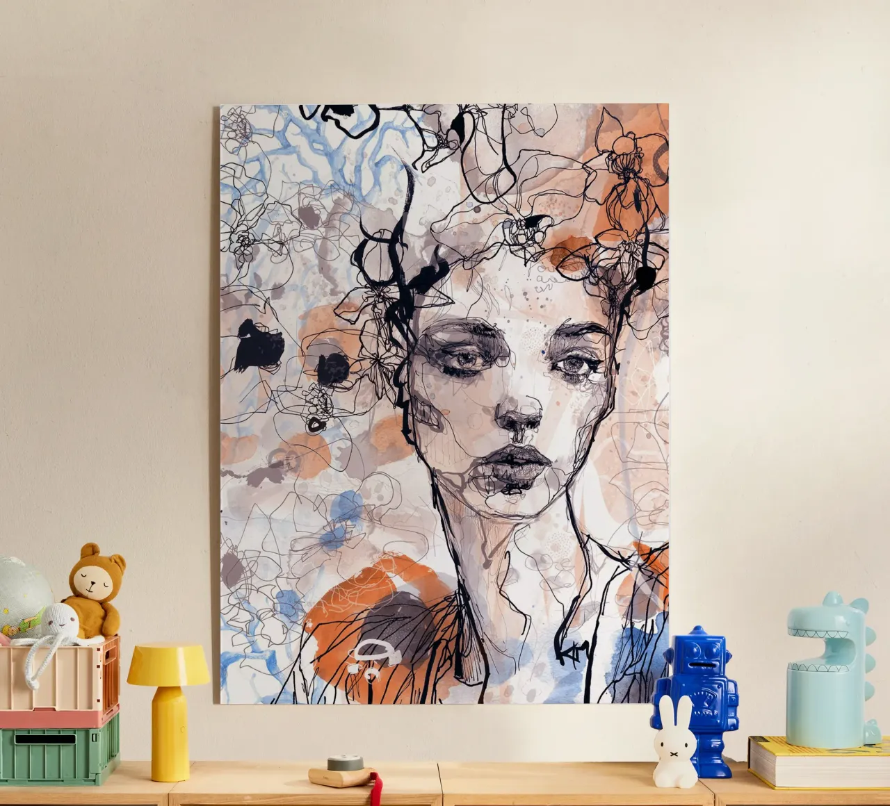 something I wait plexiglass da Giulio Iurissevich