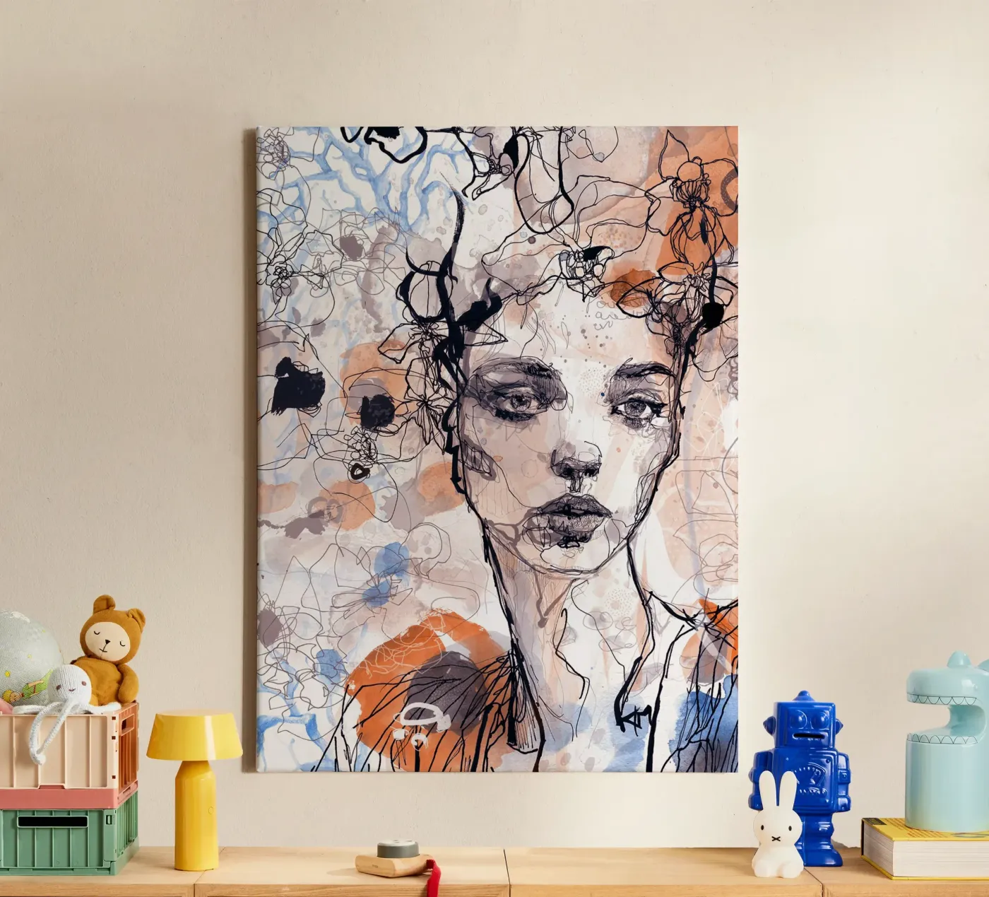 something I wait tela da Giulio Iurissevich