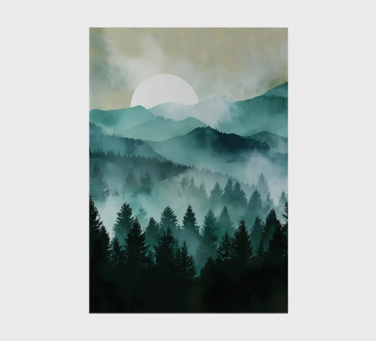 Veil of Pines - Mist Rising in a Forest Dawn diario da Dune