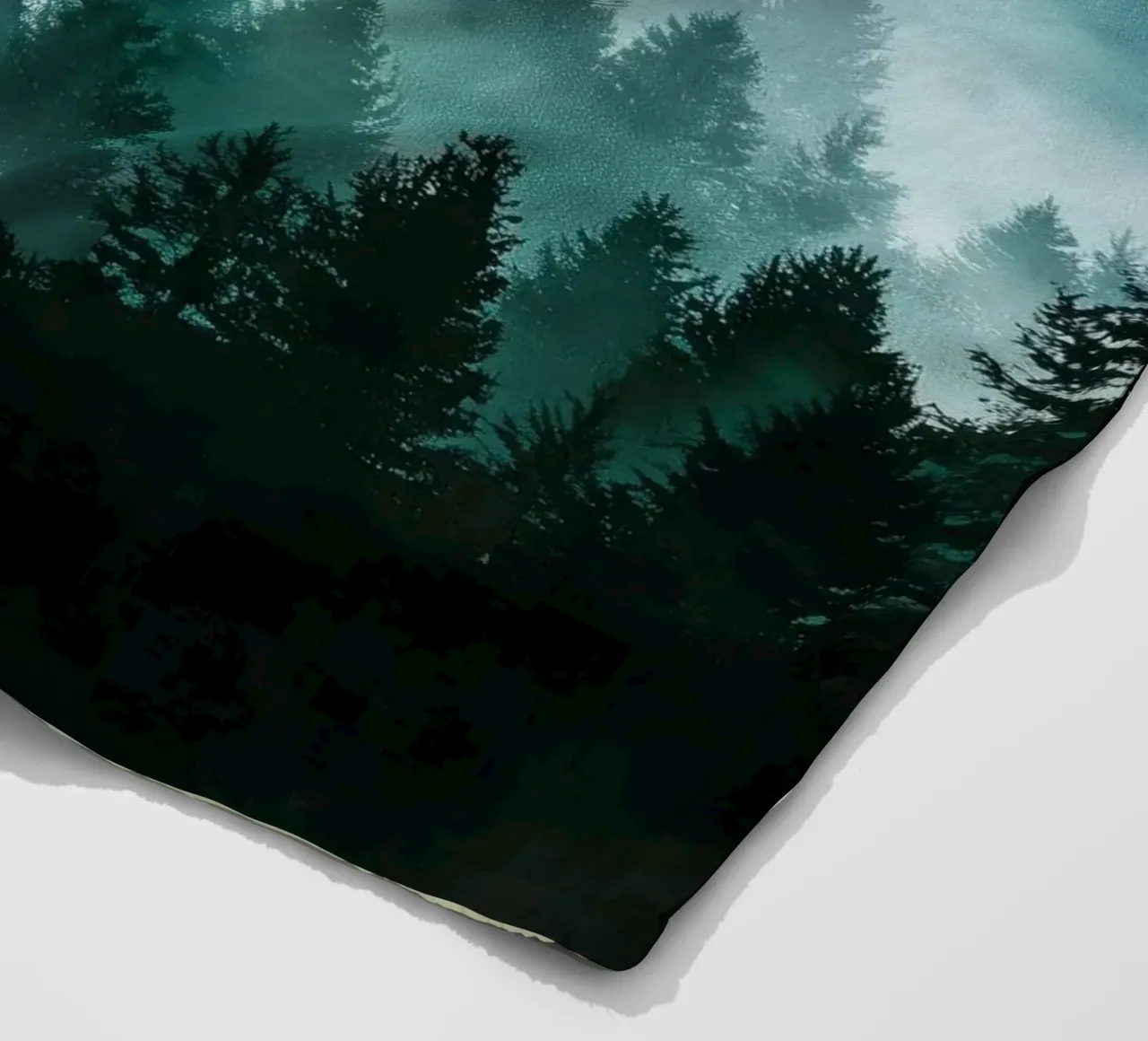 Veil of Pines - Mist Rising in a Forest Dawn coperta in pile da Dune