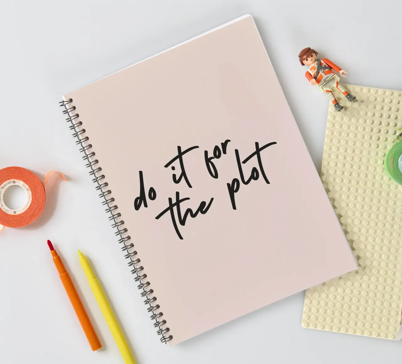 do it for the plot cuaderno de espiral de Mottos by Sinan Saydik