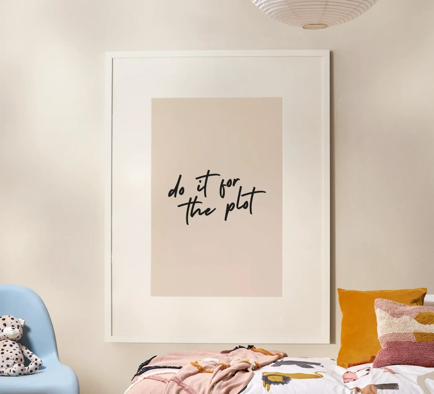 do it for the plot poster da Mottos by Sinan Saydik