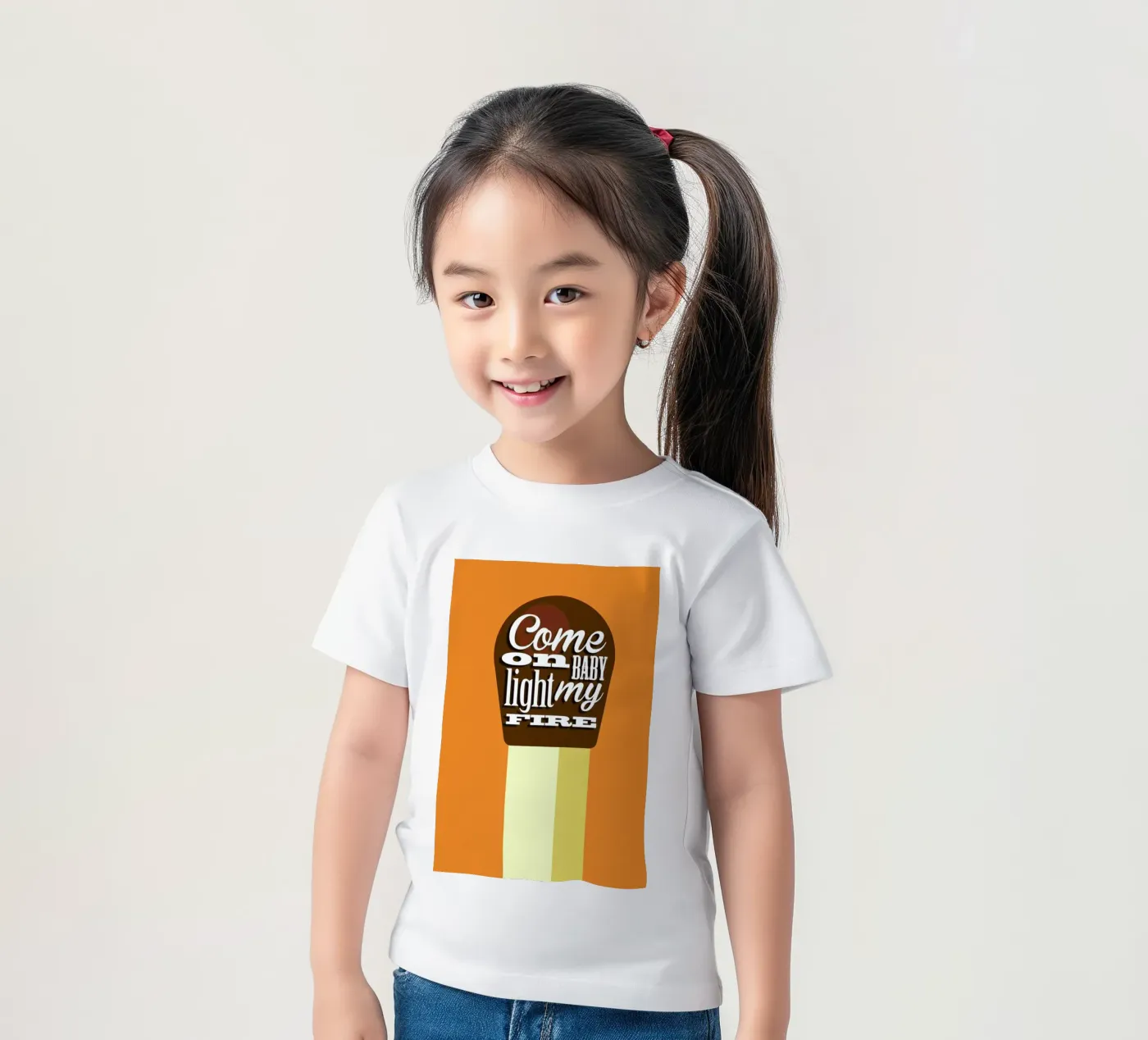 Fire Match t-shirt bambini da Trabolt Design