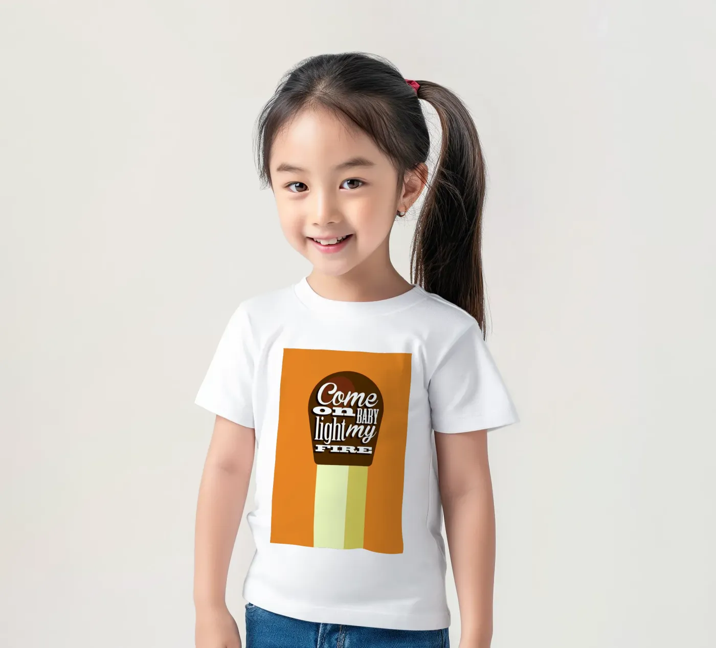 Fire Match t-shirt bambini da Trabolt Design