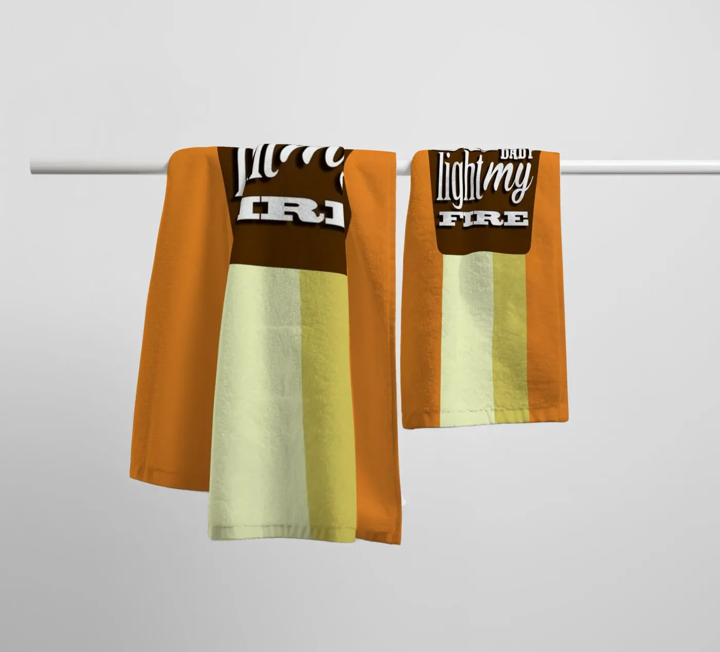 Fire Match badhanddoek van Trabolt Design