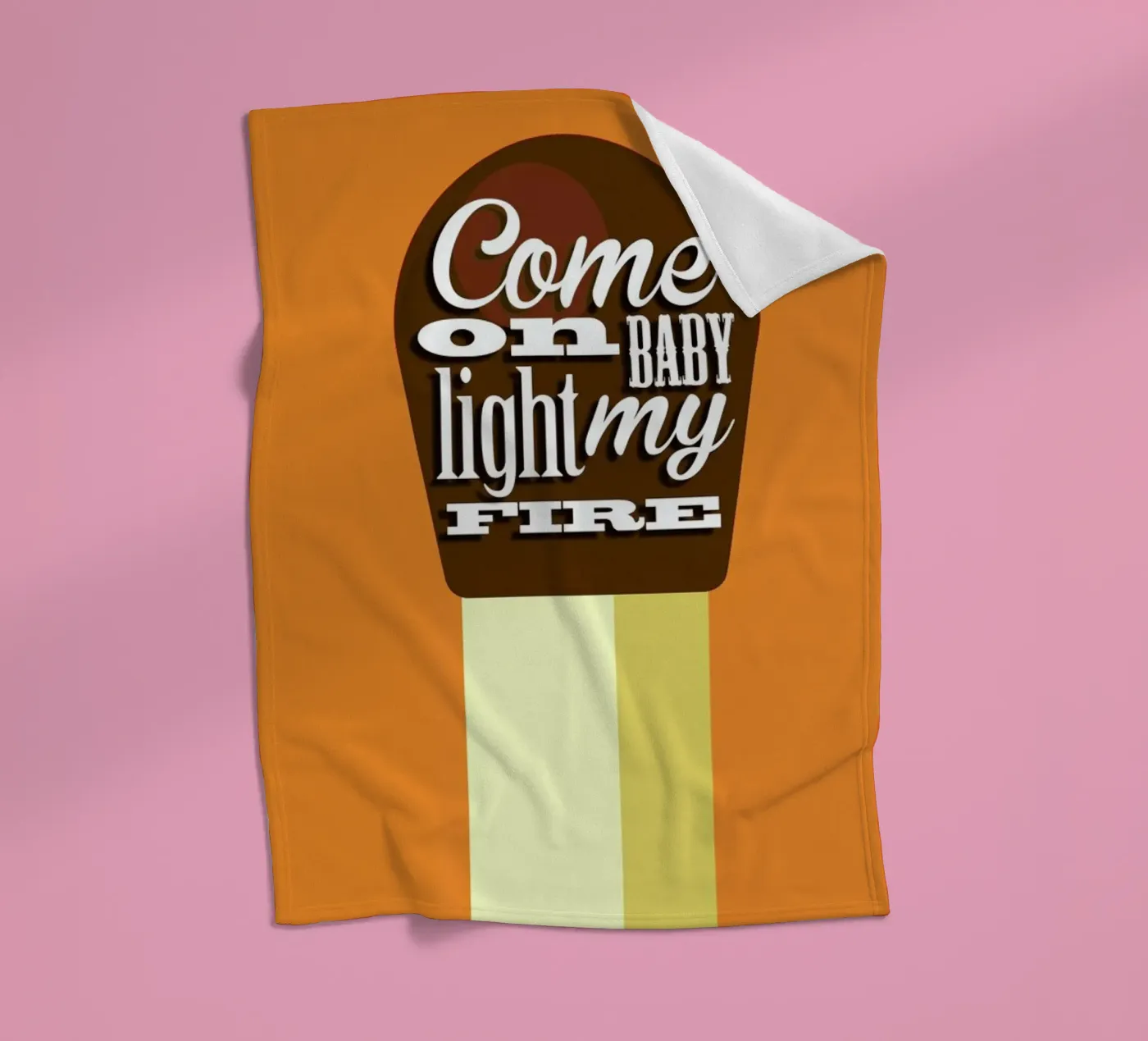 Fire Match Fleecedecke von Trabolt Design