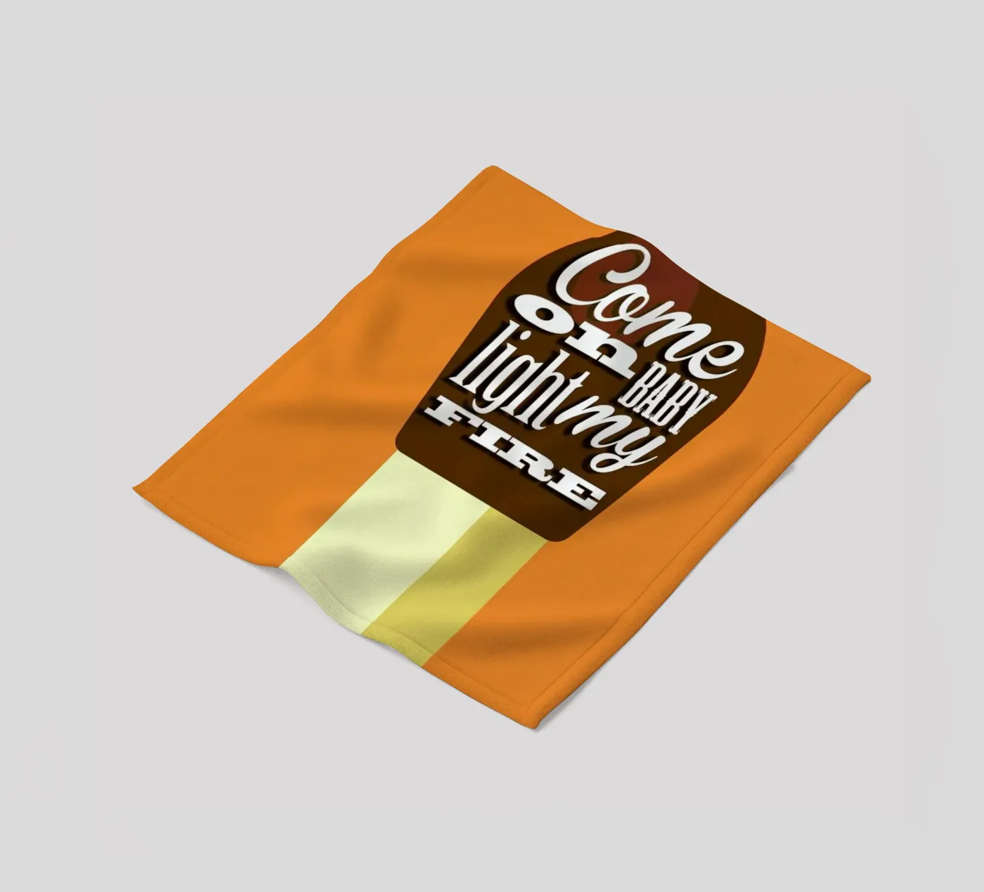 Fire Match Fleecedecke von Trabolt Design