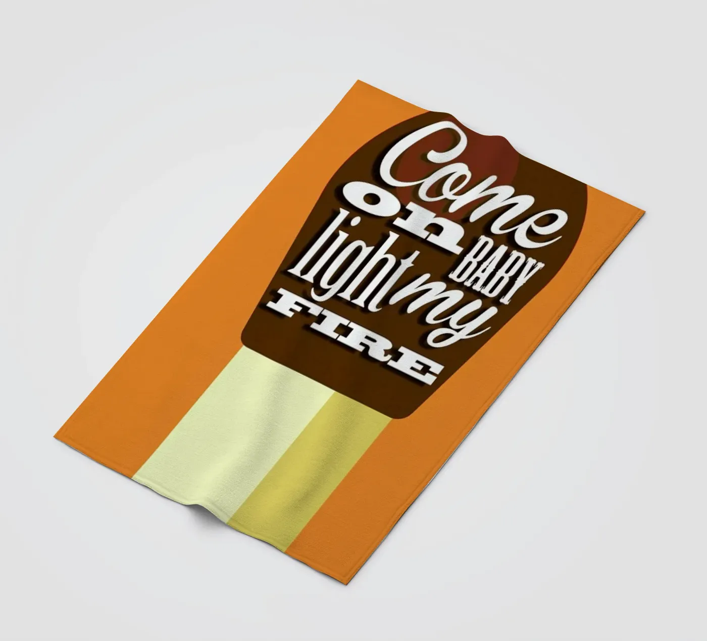 Fire Match Fleecedecke von Trabolt Design