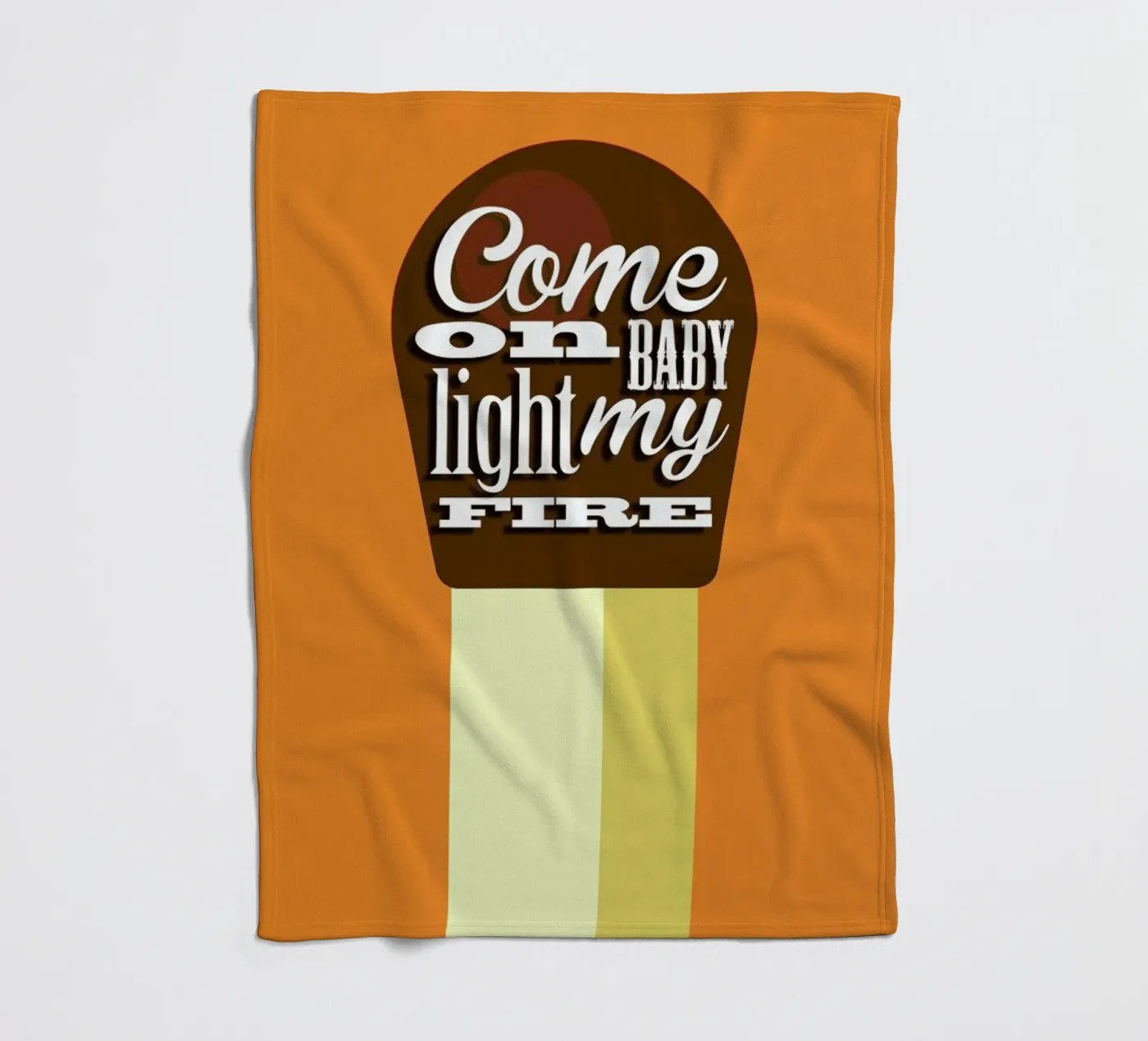 Fire Match Fleecedecke von Trabolt Design