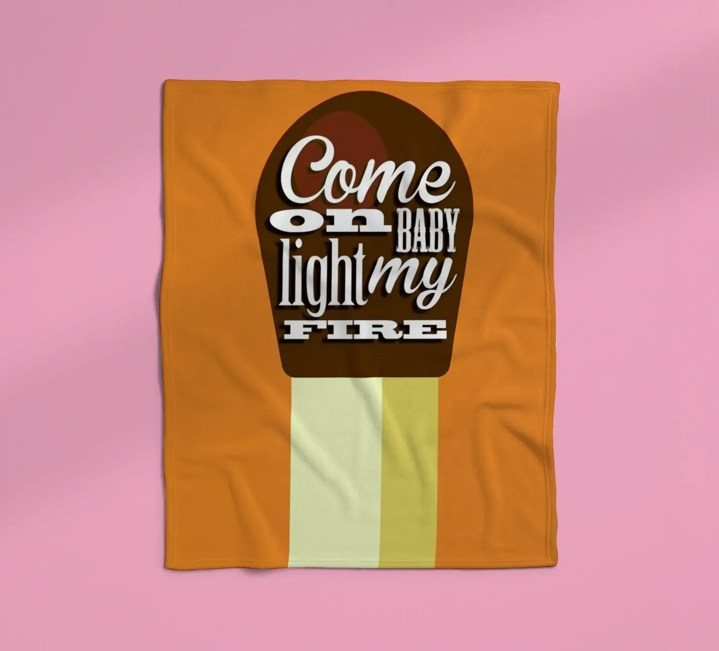 Fire Match Fleecedecke von Trabolt Design