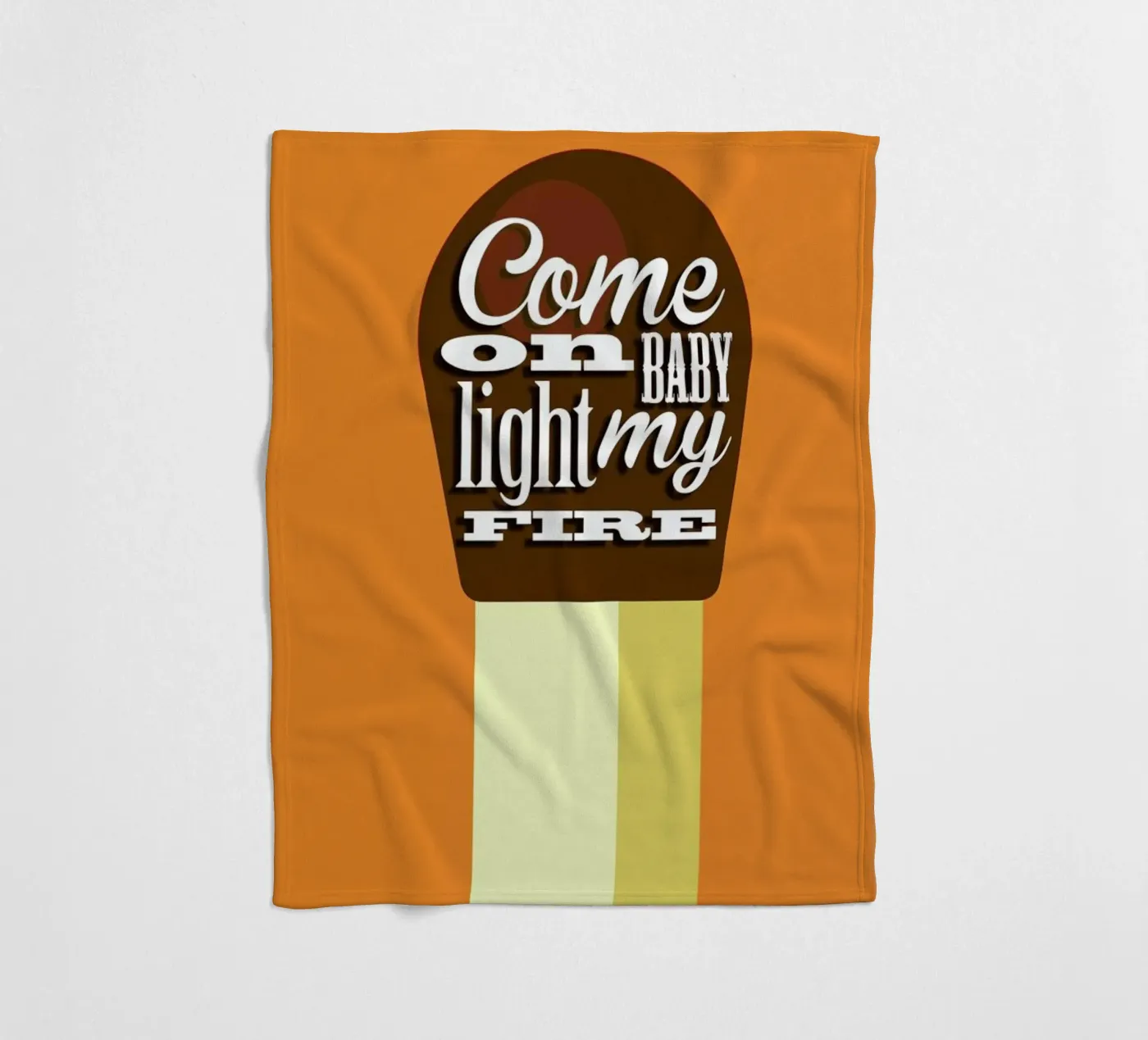 Fire Match Fleecedecke von Trabolt Design