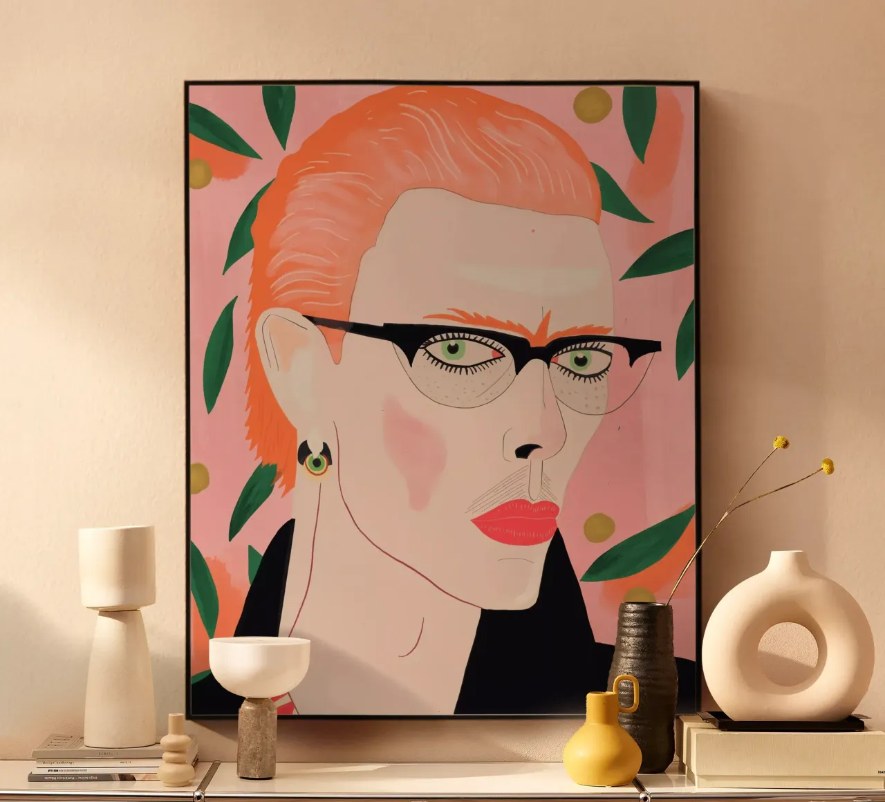 David Bowie alluminio dibond da ArtsySesta
