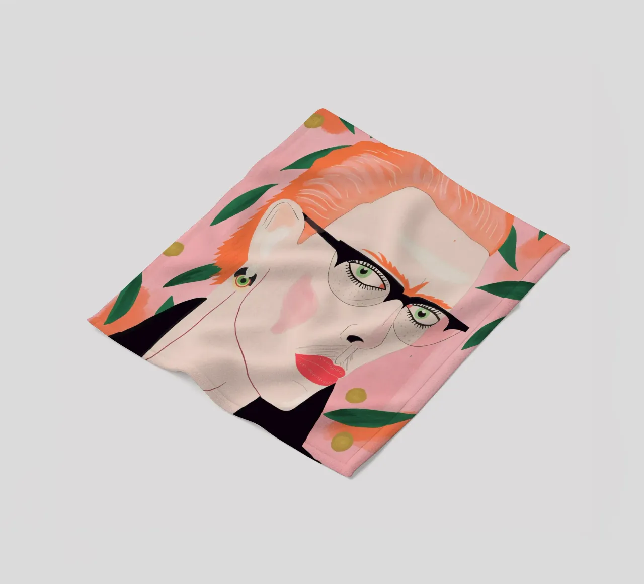 David Bowie coperta in pile da ArtsySesta