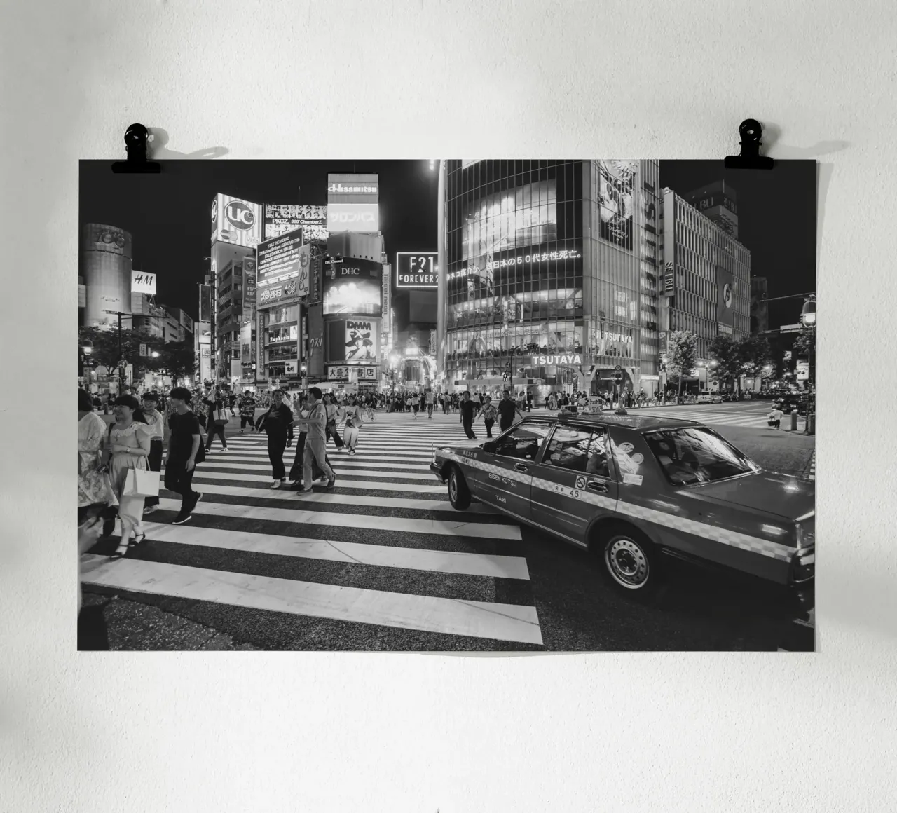 Shibuya Crossing poster da thetraveller