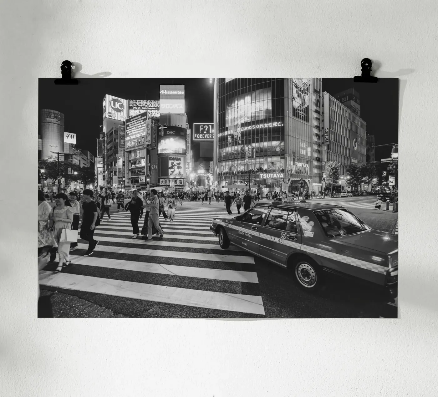 Shibuya Crossing poster da thetraveller