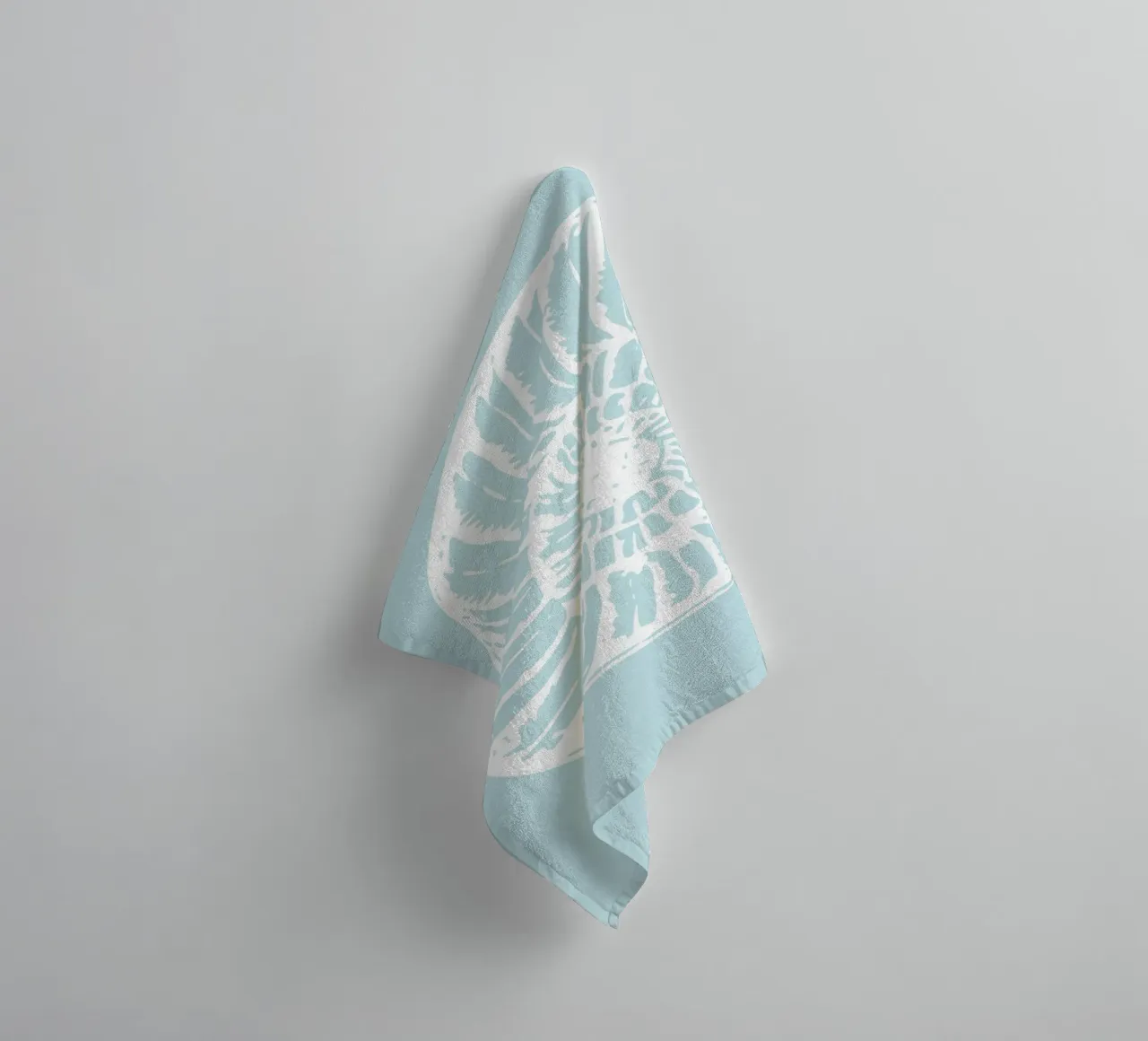 Minimalist Nautilus Shell - Pastel Coastal Art Print towel by dawnthesea