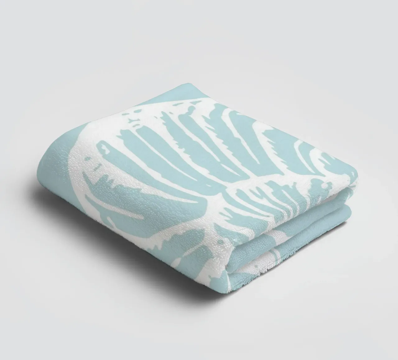 Minimalist Nautilus Shell - Pastel Coastal Art Print towel by dawnthesea