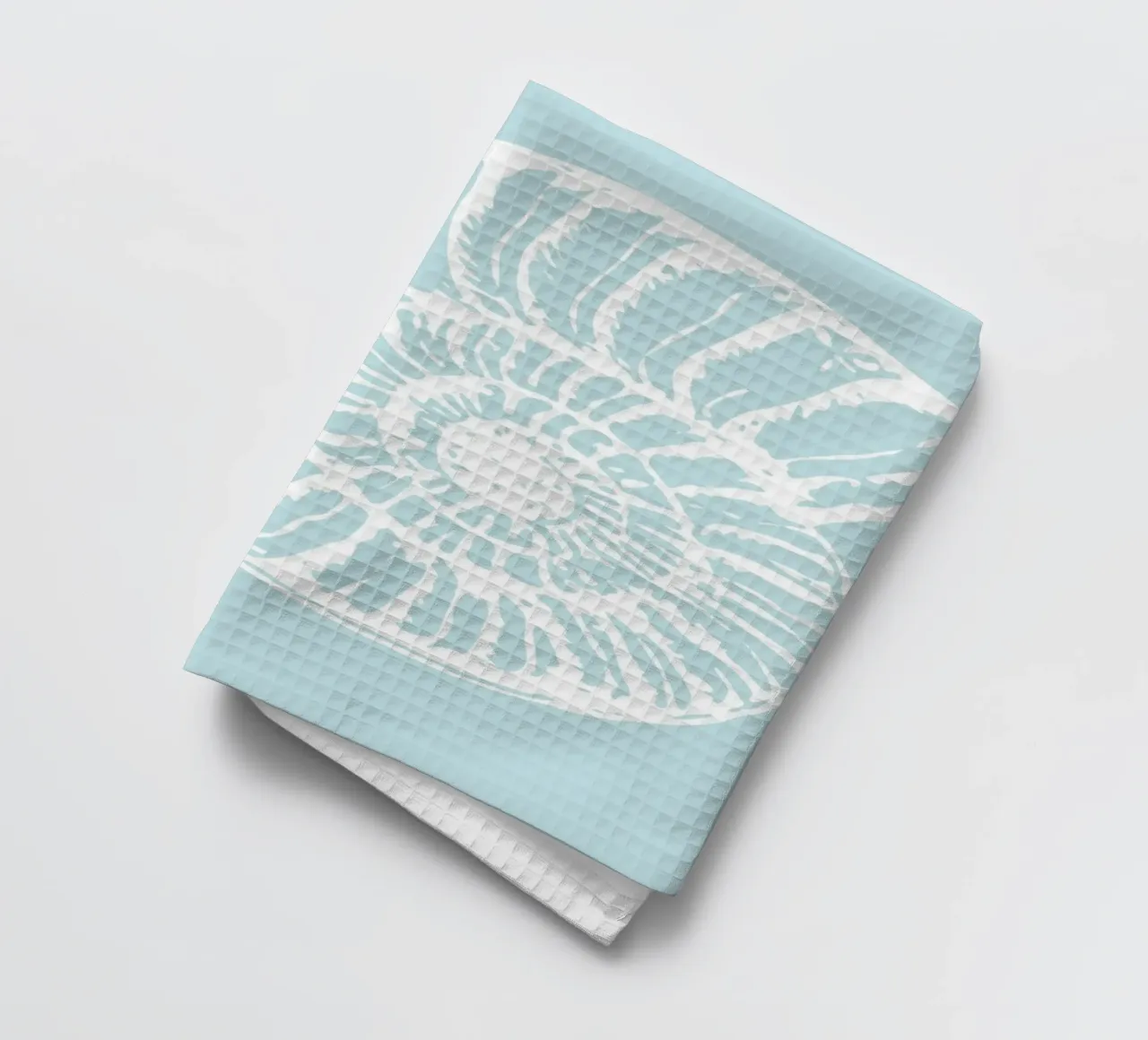 Minimalist Nautilus Shell - Pastel Coastal Art Print torchon de dawnthesea