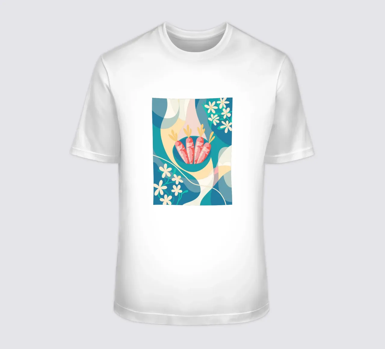 Verdure a base di carote t-shirt da HAPPY SHOP