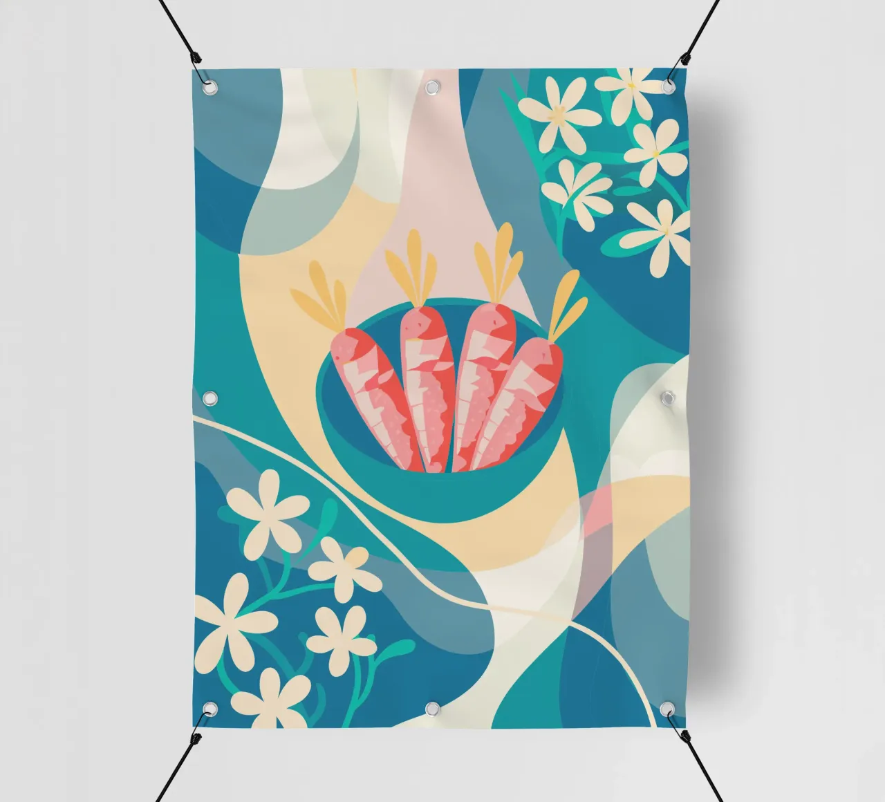 Verdure a base di carote telo in pvc da HAPPY SHOP