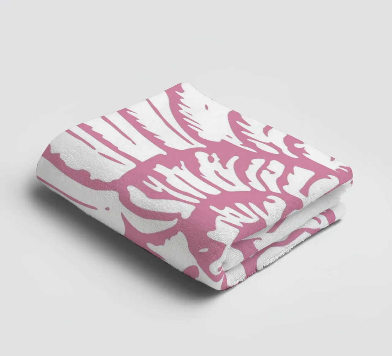 Pink Nautilus Shell Print - Modern Coastal Minimalist Art towel by dawnthesea