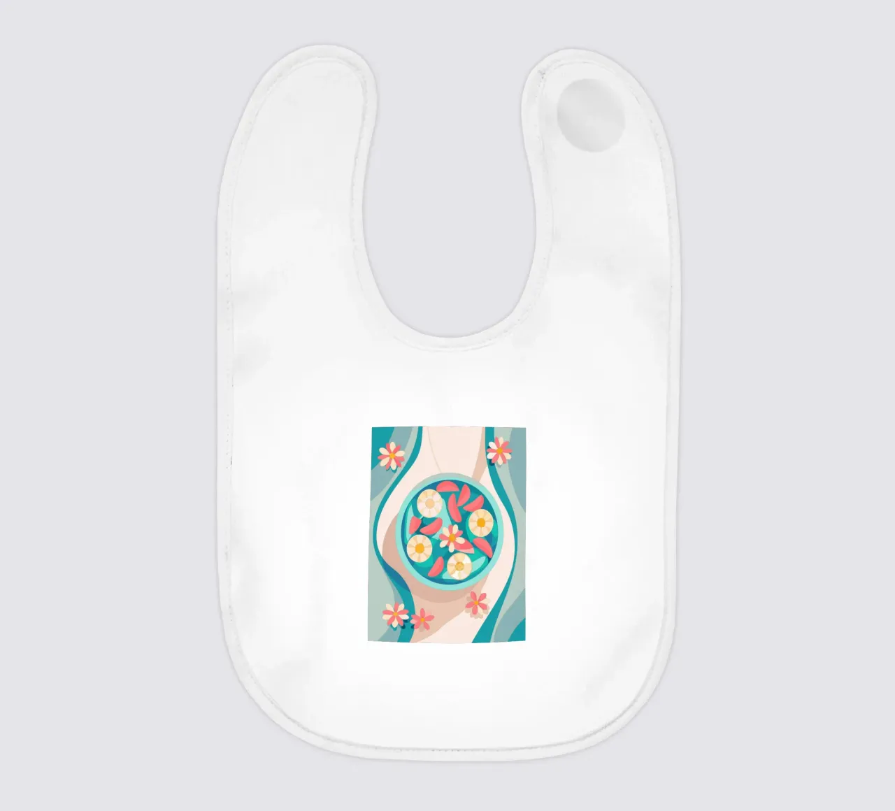 Verdure nel piatto bavaglino da HAPPY SHOP
