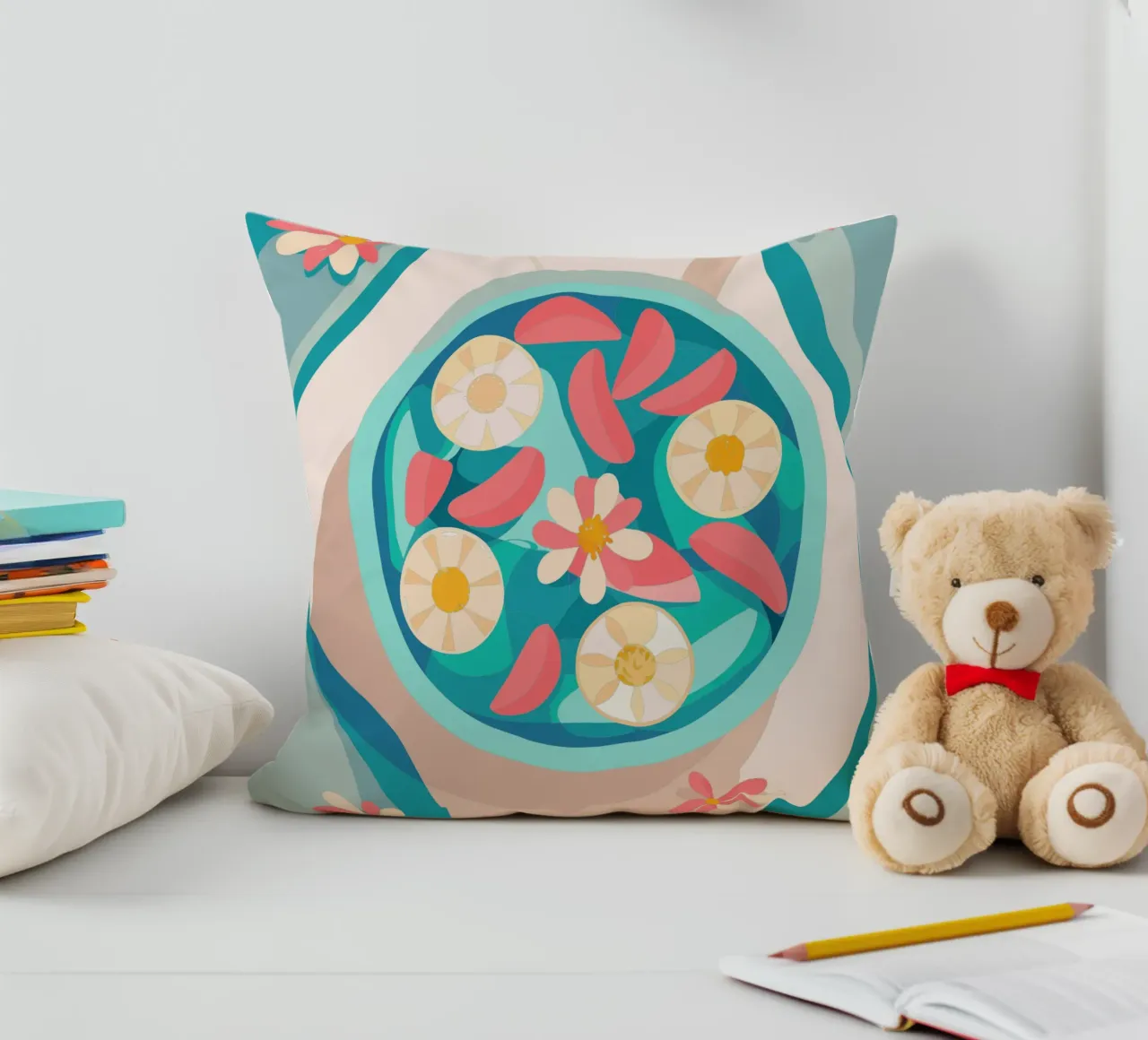 Verdure nel piatto cuscino da HAPPY SHOP
