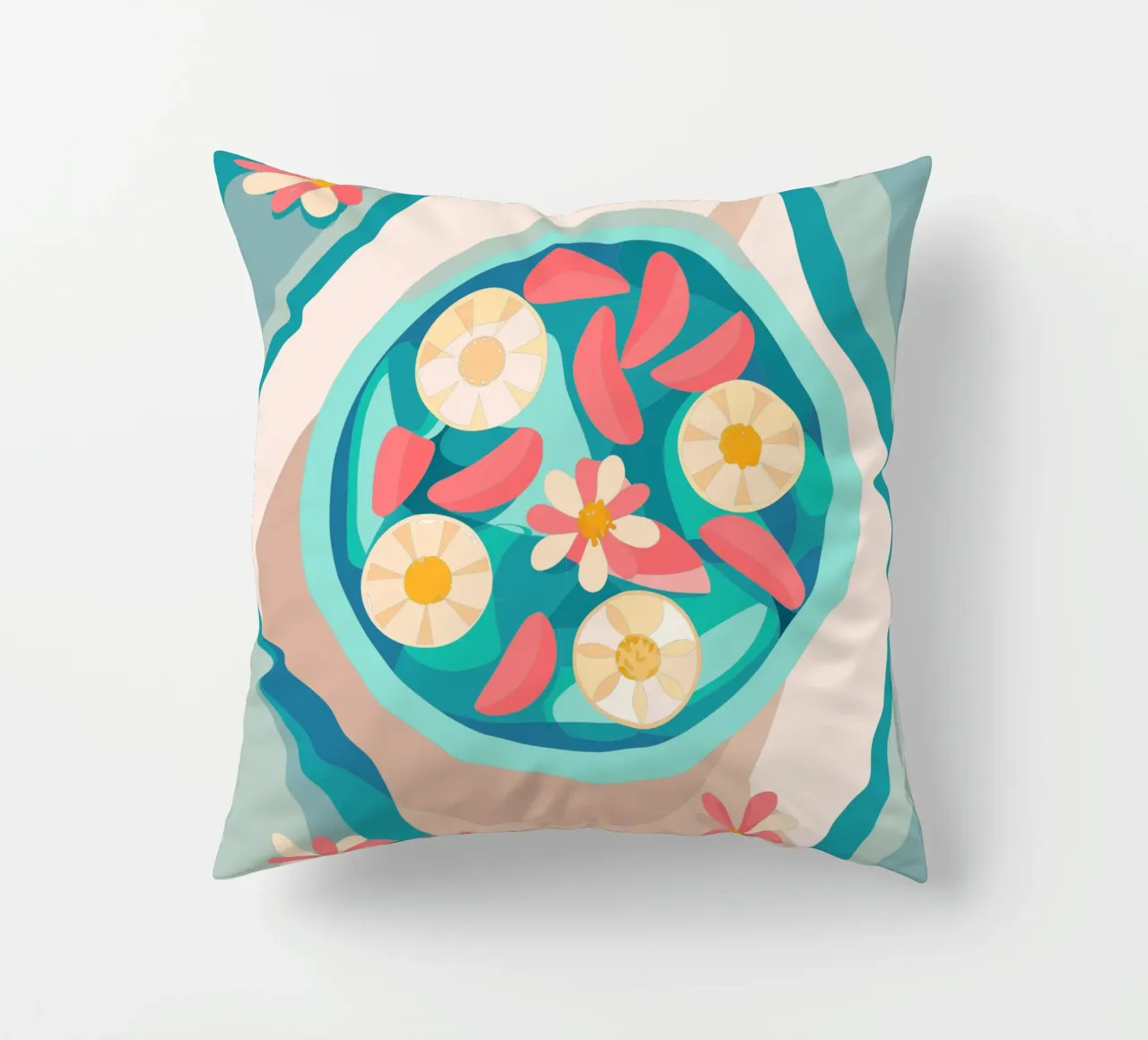 Verdure nel piatto cuscino da HAPPY SHOP