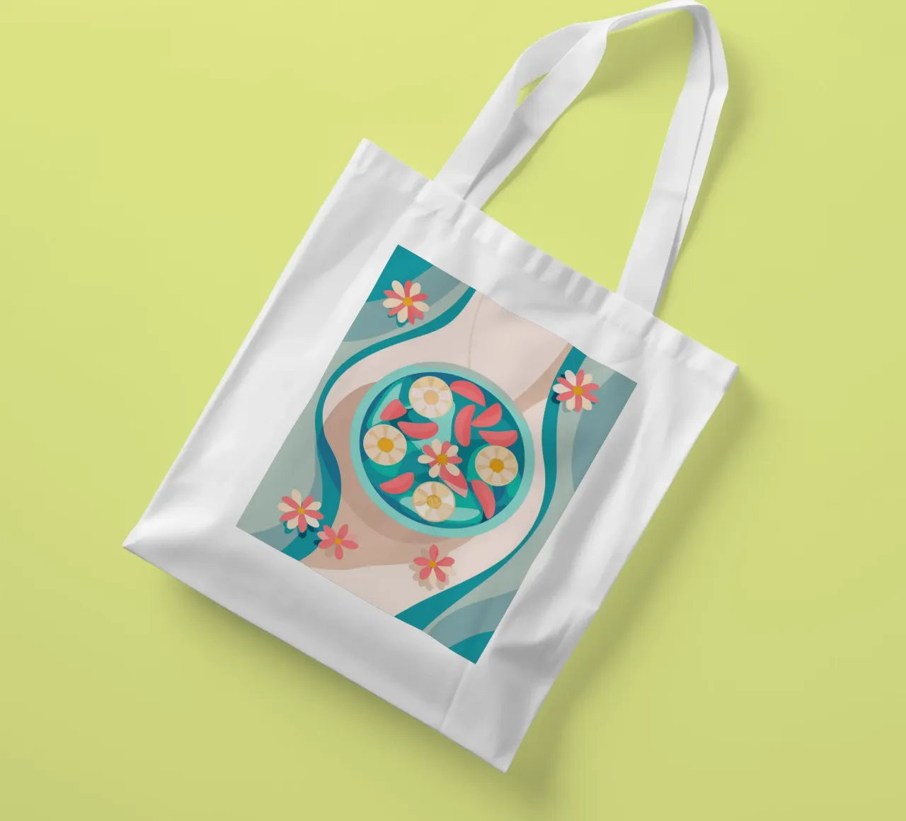 Verdure nel piatto borsa in juta da HAPPY SHOP