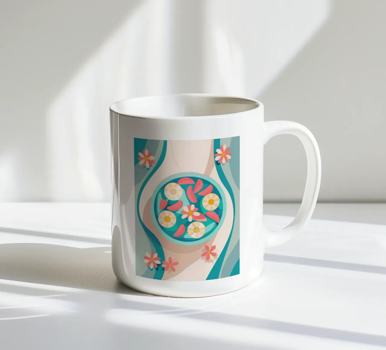 Verdure nel piatto tazza in ceramica da HAPPY SHOP