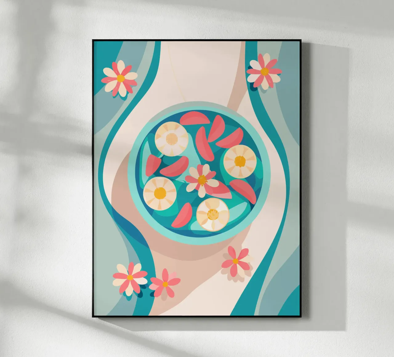 Verdure nel piatto plexiglass da HAPPY SHOP