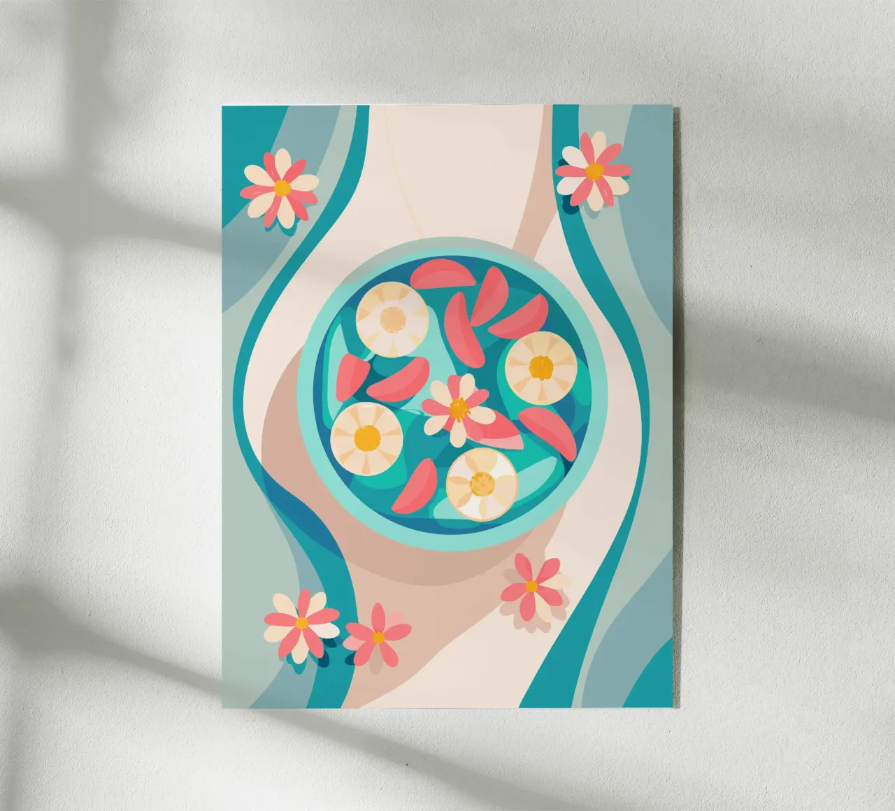 Verdure nel piatto plexiglass da HAPPY SHOP