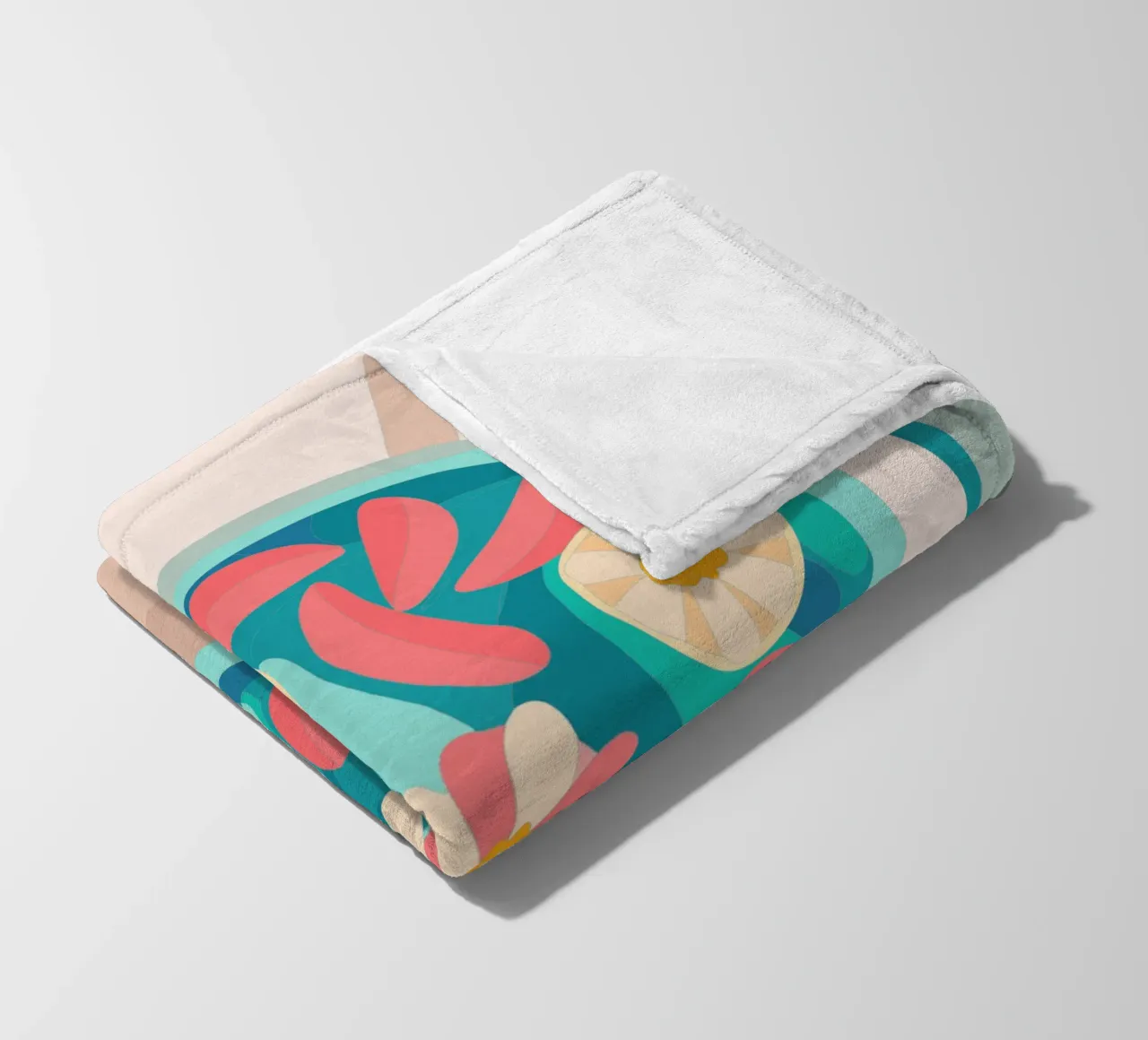 Verdure nel piatto coperta in pile da HAPPY SHOP