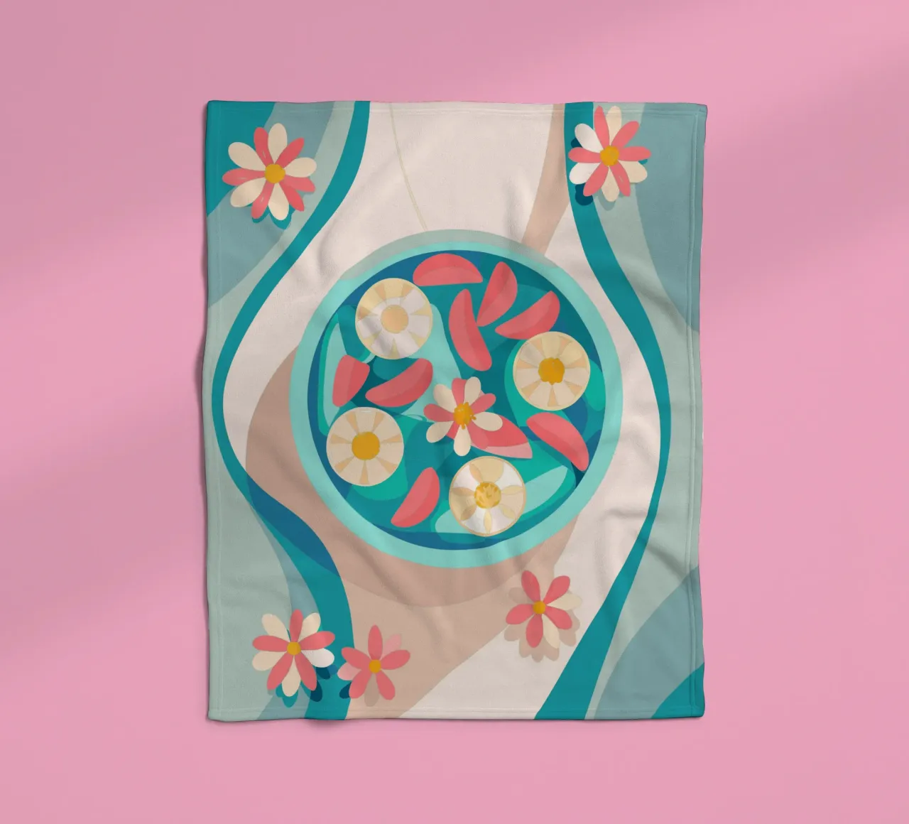Verdure nel piatto coperta in pile da HAPPY SHOP