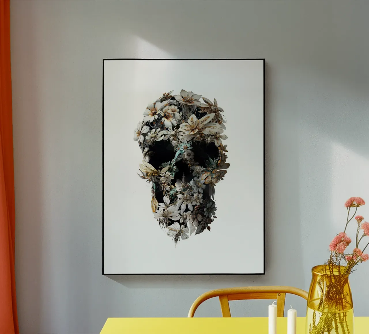 Harmony Skull Acryl-Glas von Ali Gulec