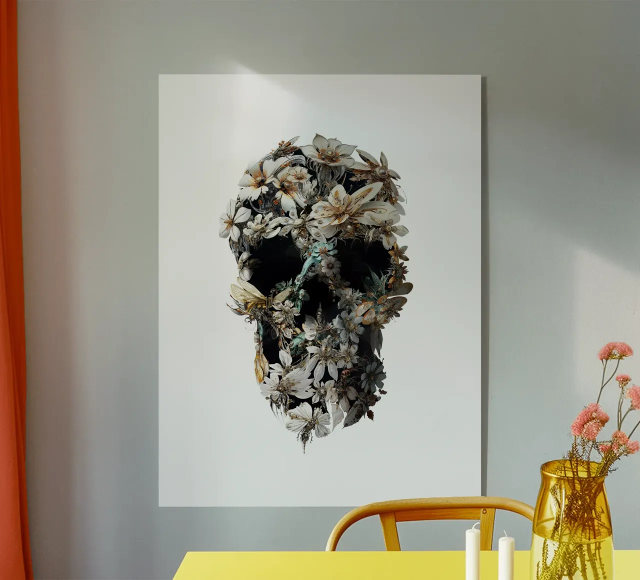 Harmony Skull Acryl-Glas von Ali Gulec